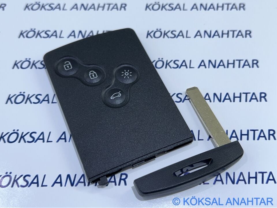 Renault Clio 4, Laguna III, Megane III 4 Tuşlu Orijinal Kumanda Kabı