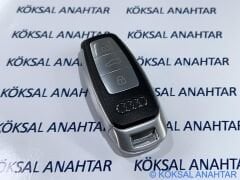 Audi A3, Q2, Q3 Keyless Start & Stop Sustalı Anahtarlı Modeller Için 2023 Silver Audi Kumanda Kabı