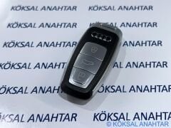 Audi A3, Q2, Q3 Keyless Start & Stop Sustalı Anahtarlı Modeller Için 2023 Silver Audi Kumanda Kabı