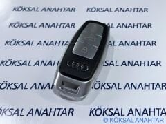Audi A3, Q2, Q3 Keyless Start & Stop Sustalı Anahtarlı Modeller Için 2023 Silver Audi Kumanda Kabı