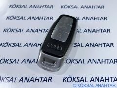 Audi A3 Q2 Q3 Keyless Start & Stop Sustalı Anahtarlı Modeller için 2023 Silver Audi Kumanda Kabı
