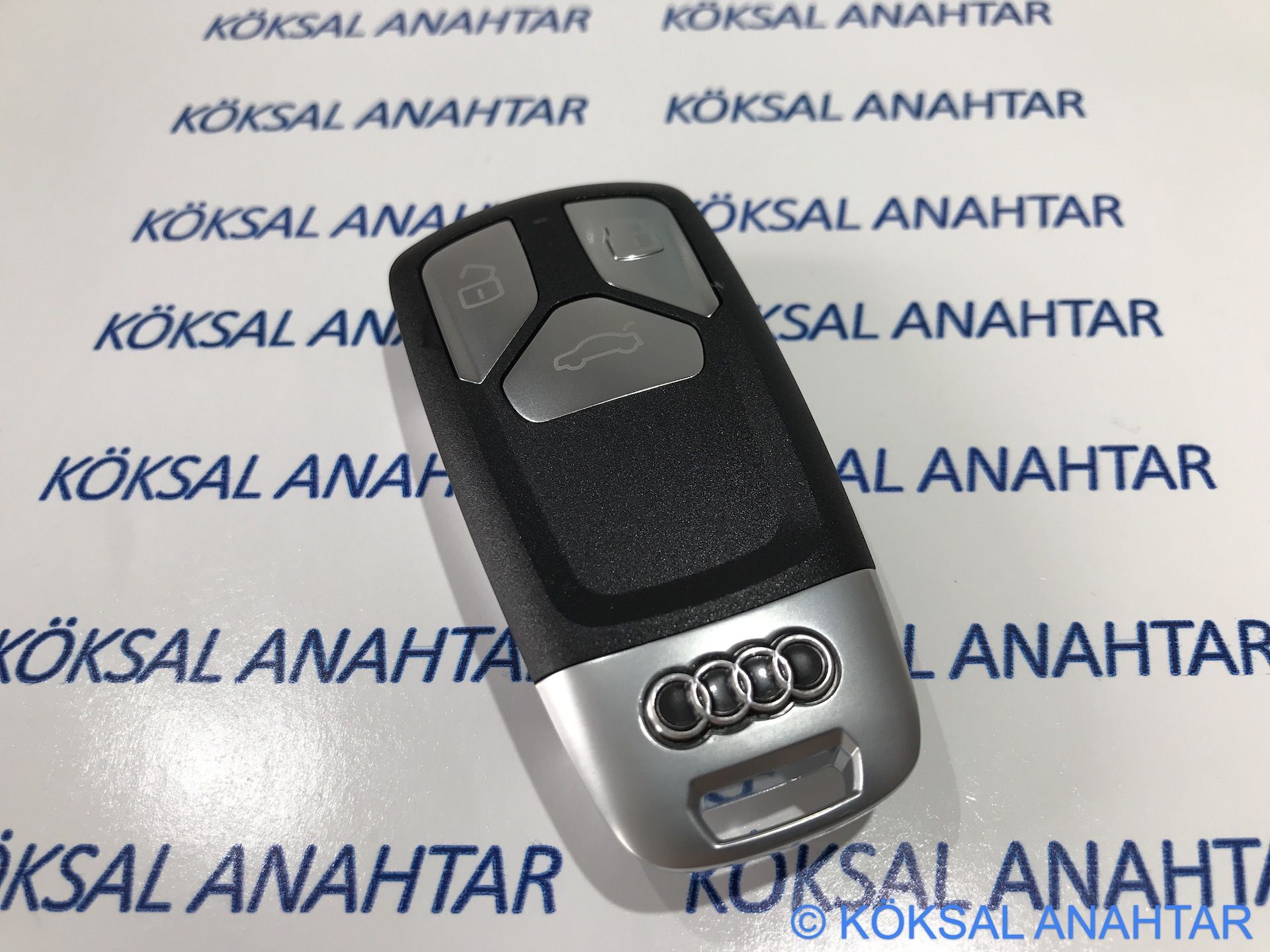 Audi A4 A5 Q5 Q7 3 Tuşlu Smart Kumanda Kabı