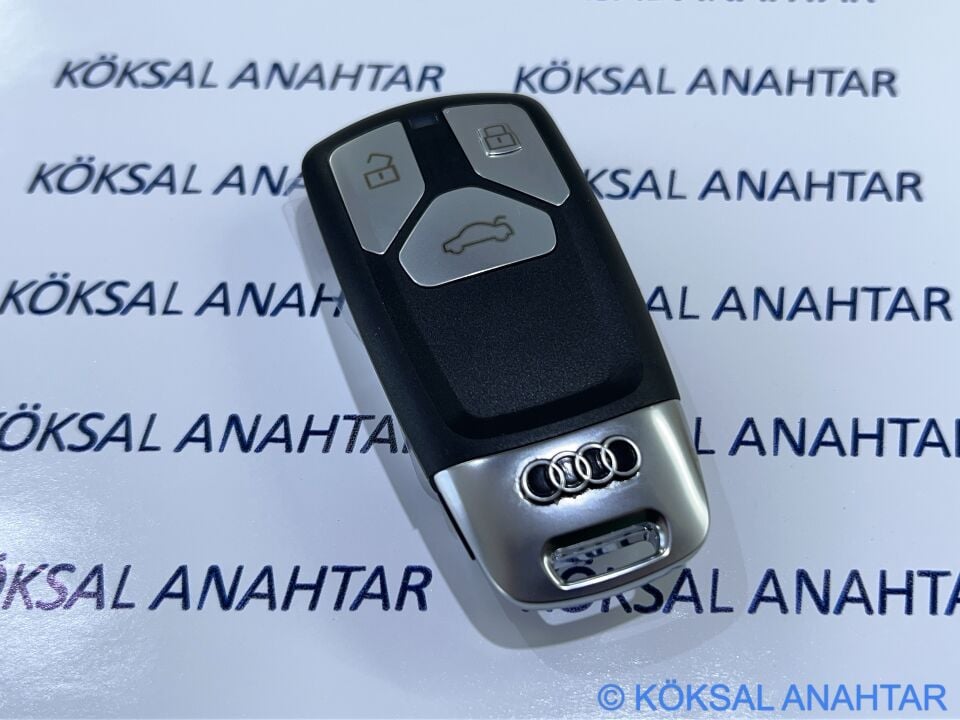 Audi A4 A5 Q5 Q7 3 Tuşlu Smart Kumanda Kabı