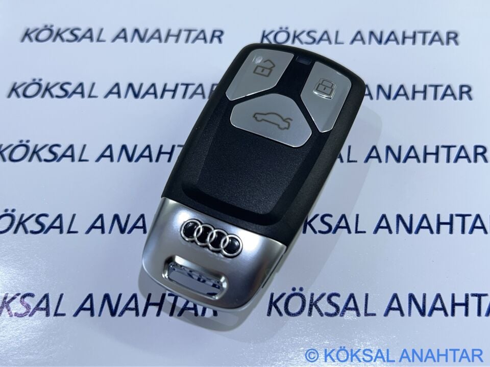 Audi A4 A5 Q5 Q7 3 Tuşlu Smart Kumanda Kabı