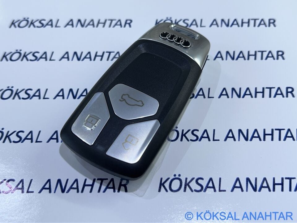 Audi A4 A5 Q5 Q7 3 Tuşlu Smart Kumanda Kabı