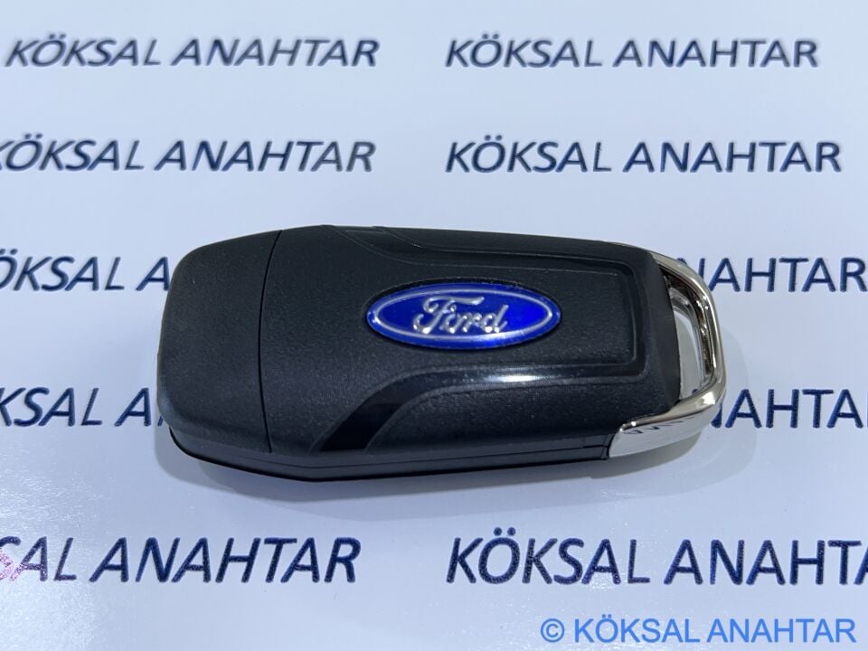 Ford SMax CMax Galaxy Mondeo Egde 3 Tuşlu Sustalı Anahtar Kabı (2015-2019)