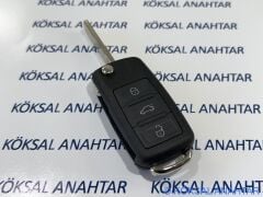 Audi A8 3 Tuşlu Sustalı Kumanda Kabı