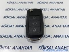 Audi A8 3 Tuşlu Sustalı Kumanda Kabı