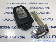 Audi A3 A4 A5 A6 3 Tuşlu Smart Kumanda Kabı