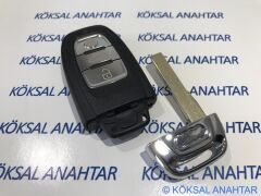 Audi A4 A5 A6 3 Tuşlu Smart Kumanda Kabı