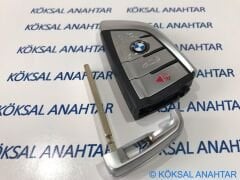 Bmw G20 - G30 - G05 3 + 1 Tuşlu Panik Butonlu Smart Kumanda Kabı (3 - 5 ve x Serisi)