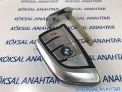 Bmw G20 G30 G05 3 Tuşlu Panik Butonlu Smart Kumanda Kabı (3 5 ve X Serisi)