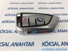 Bmw G20 - G30 - G05 3 + 1 Tuşlu Panik Butonlu Smart Kumanda Kabı (3 - 5 ve x Serisi)
