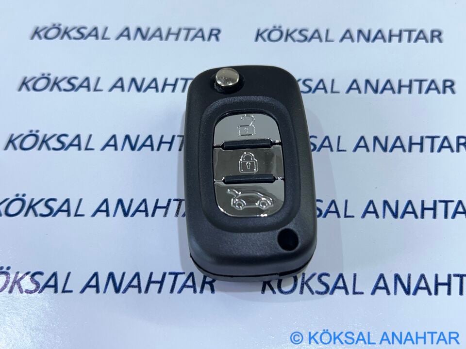 Renault Clio Symbol Fluence Kangoo 3 Tuşlu Kumanda Kabı