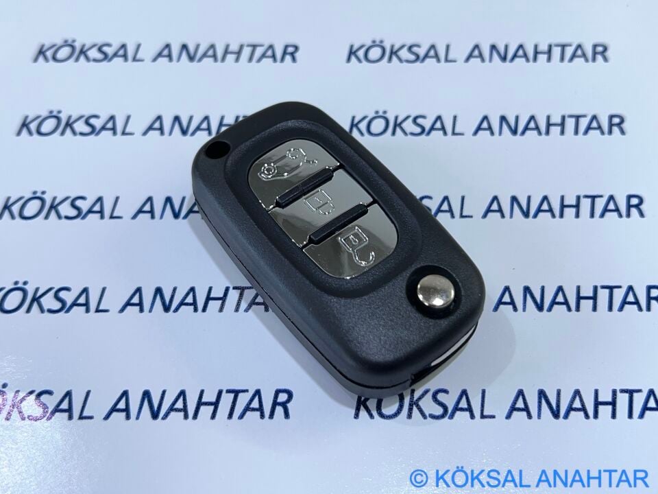 Renault Clio Symbol Fluence Kangoo 3 Tuşlu Kumanda Kabı