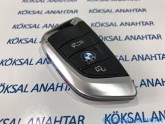 Bmw F40 - F42 - G20 - G30 - G05 3 Tuşlu Siyah Smart Kumanda Kabı (1-2-3-5 ve x Serisi)