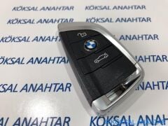 Bmw F40 - F42 - G20 - G30 - G05 3 Tuşlu Siyah Smart Kumanda Kabı (1-2-3-5 ve x Serisi)
