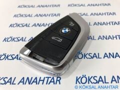 Bmw F40 - F42 - G20 - G30 - G05 3 Tuşlu Siyah Smart Kumanda Kabı (1-2-3-5 ve x Serisi)
