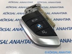 Bmw F40 - F42 - G20 - G30 - G05 3 Tuşlu Siyah Smart Kumanda Kabı (1-2-3-5 ve x Serisi)