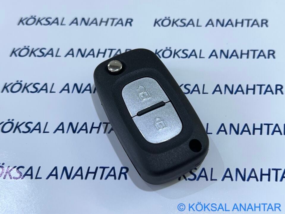 Renault Clio Captur Dacia Duster Sandero Dokker Lodgy 2 Tuşlu Anahtar Kabı