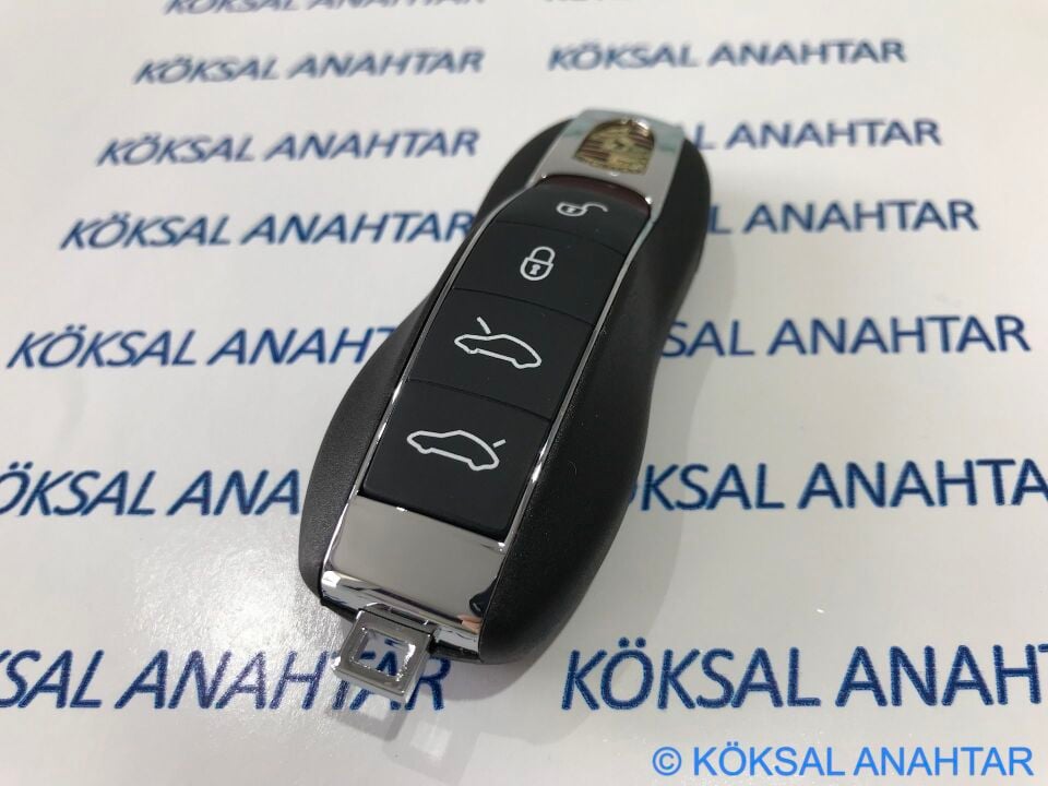 Porsche 911 991 718 Boxster Cayman 4 Tuşlu Smart Kumanda Kabı