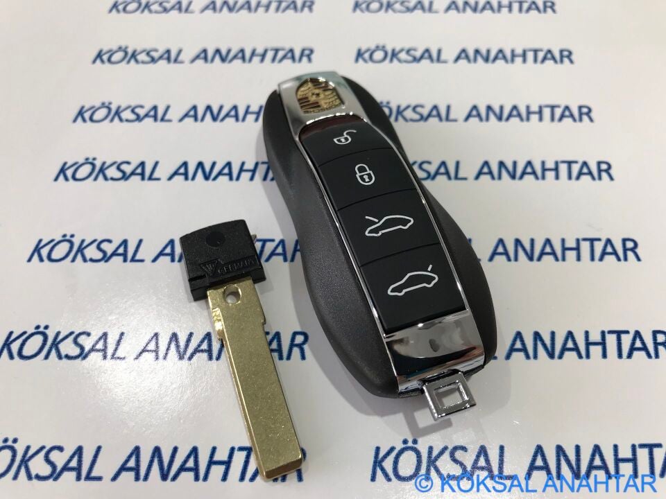 Porsche 911 991 718 Boxster Cayman 4 Tuşlu Smart Kumanda Kabı