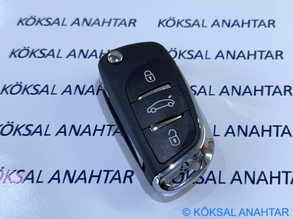Peugeot 308 3008 5008 RCZ 508 3 Tuşlu Kumanda Kabı