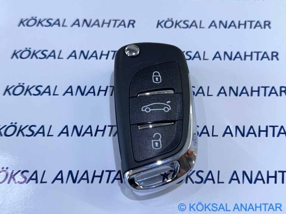 Peugeot 308 3008 5008 RCZ 508 3 Tuşlu Kumanda Kabı