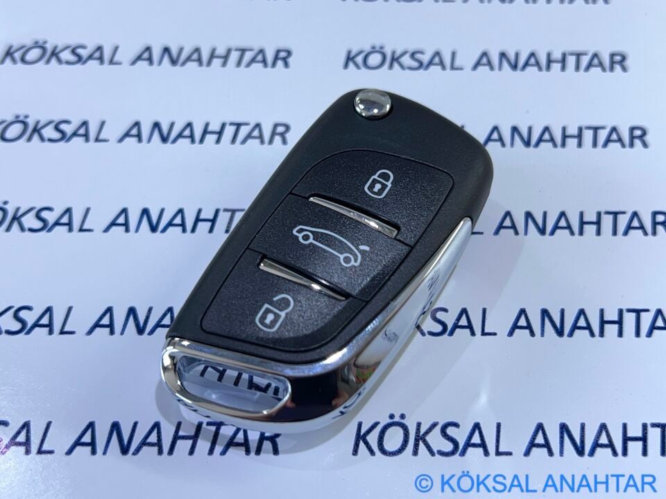 Peugeot 308 3008 5008 RCZ 508 3 Tuşlu Kumanda Kabı