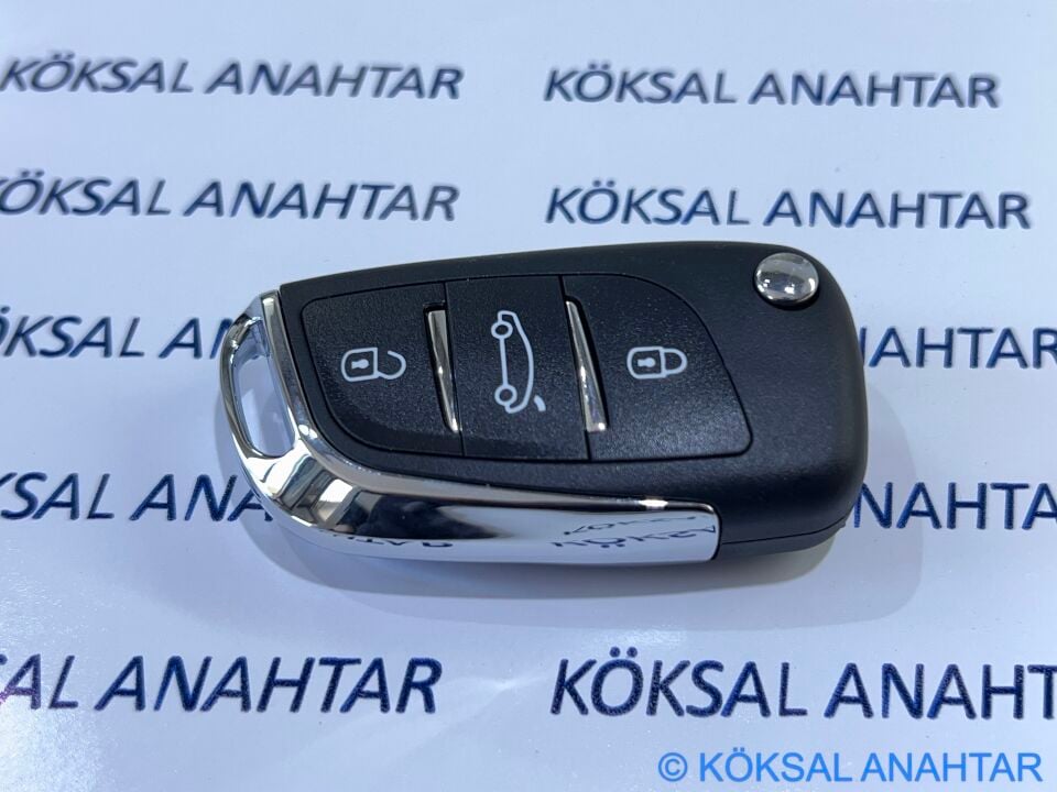 Peugeot 308 3008 5008 RCZ 508 3 Tuşlu Kumanda Kabı