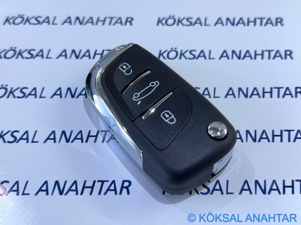 Peugeot 308 3008 5008 RCZ 508 3 Tuşlu Kumanda Kabı