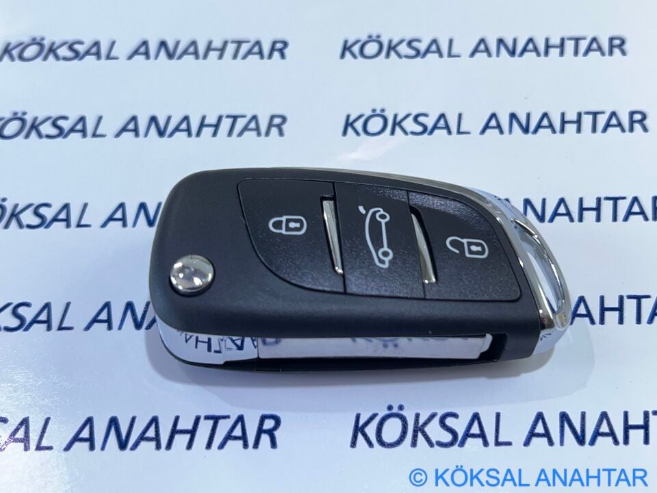 Peugeot 308 3008 5008 RCZ 508 3 Tuşlu Kumanda Kabı