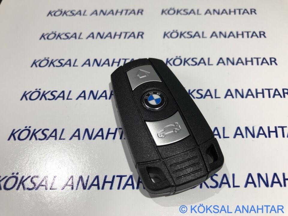 Bmw E60 E87 E90 3 Tuşlu Arkadan Pil Kapaklı Smart Kumanda Kabı