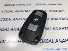 Bmw E60 E87 E90 3 Tuşlu Arkadan Pil Kapaklı Smart Kumanda Kabı
