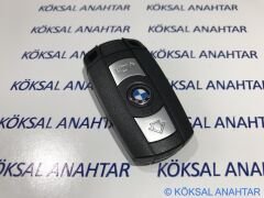 Bmw E60 E87 E90 3 Tuşlu Arkadan Pil Kapaklı Smart Kumanda Kabı