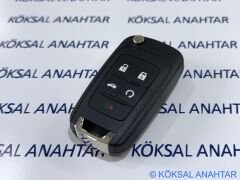 Chevrolet Cruze 5 Tuşlu X2 ve Panik Butonlu Kumanda Kabı