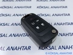 Chevrolet Cruze 5 Tuşlu X2 ve Panik Butonlu Kumanda Kabı