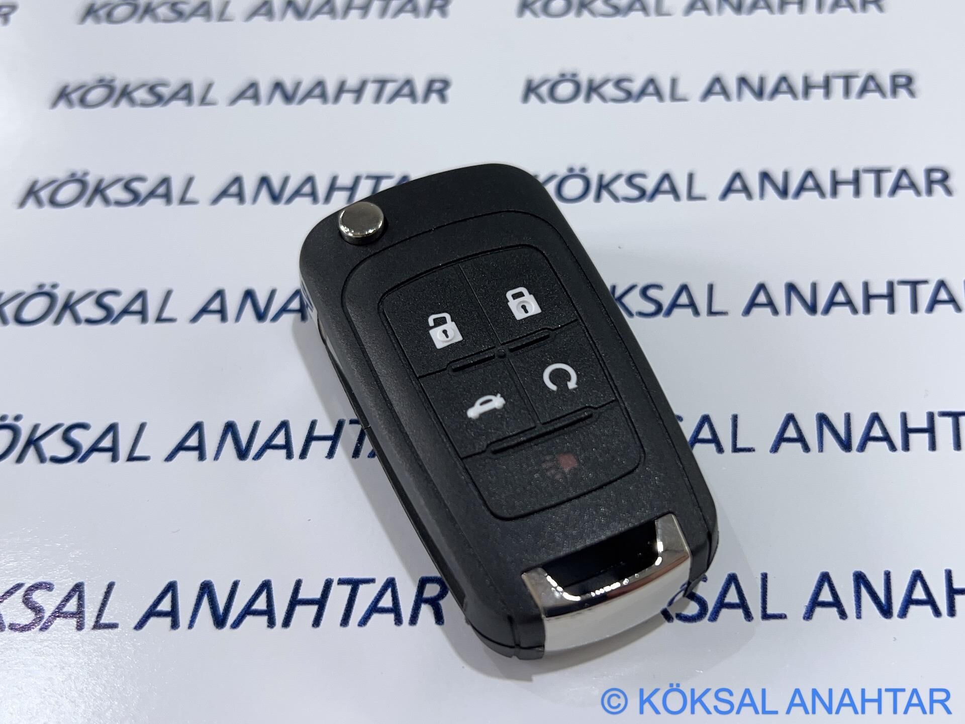 Chevrolet Cruze 5 Tuşlu X2 ve Panik Butonlu Kumanda Kabı