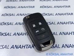 Chevrolet Cruze 5 Tuşlu X2 ve Panik Butonlu Kumanda Kabı