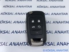 Chevrolet Cruze 5 Tuşlu X2 ve Panik Butonlu Kumanda Kabı