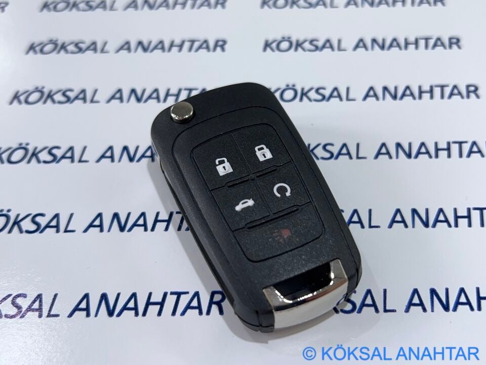 Chevrolet Cruze 5 Tuşlu X2 ve Panik Butonlu Kumanda Kabı