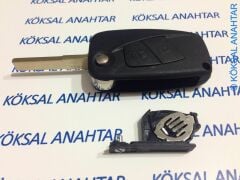 Citroen Nemo 2 Tuşlu Kumanda Kabı