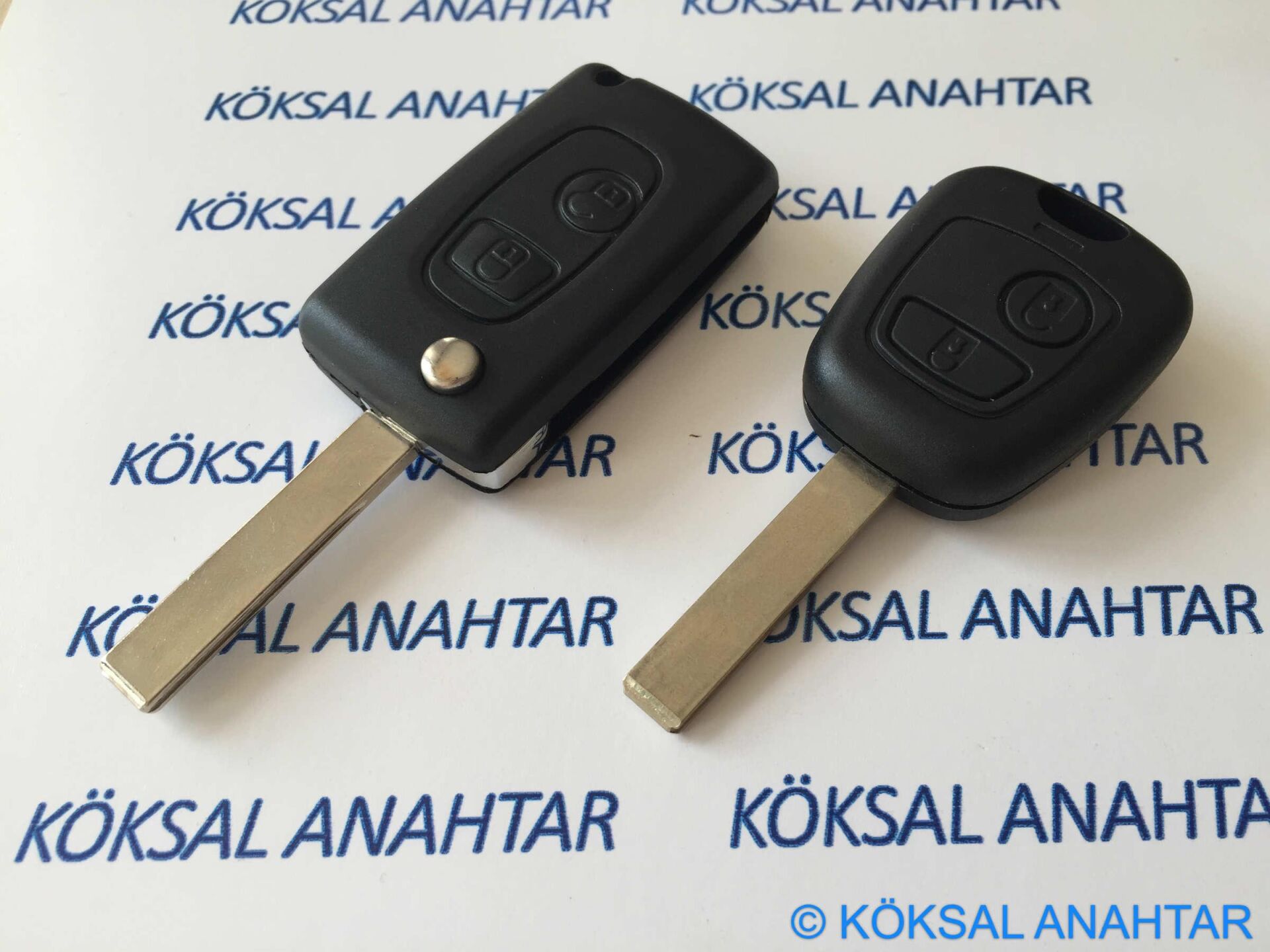 Citroen C4 2 Tuşlu Sustalıya Dönüşüm Kumanda Kabı