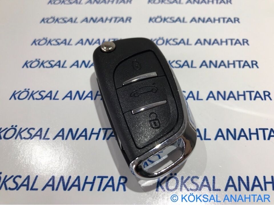 Citroen C4 II B7 3 Tuşlu Kumanda Kabı