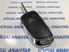 Citroen C4 II B7 3 Tuşlu Kumanda Kabı