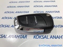 Citroen C4 Iı (B7) 3 Tuşlu Kumanda Kabı