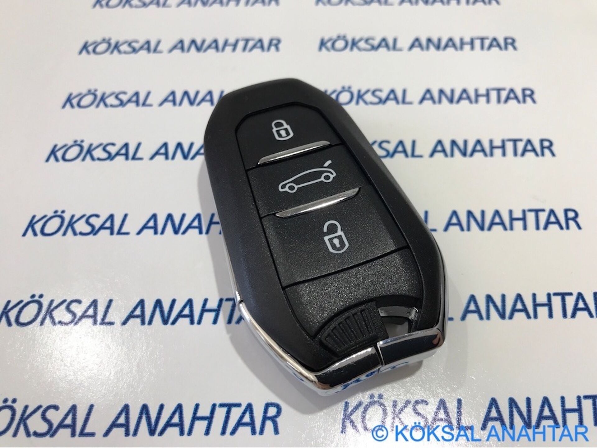 Citroen C4 Picasso C3 Aircross C5 Aircross 3 Tuşlu Kumanda Kabı Anahtarsız