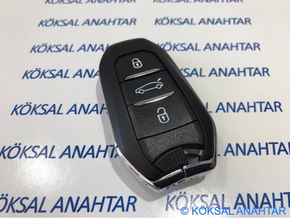 Citroen C4 Picasso C3 Aircross C5 Aircross 3 Tuşlu Kumanda Kabı Anahtarsız