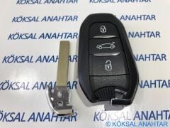 Citroen C4, C4 Picasso C3 Aircross C5 Aircross 3 Tuşlu Kumanda Kabı