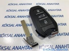 Citroen C4, C4 Picasso C3 Aircross C5 Aircross 3 Tuşlu Kumanda Kabı